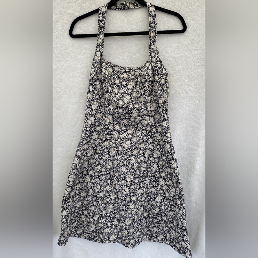 Allen B. By Allen Schwartz Monochrome Floral Dress